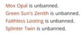 modern unbans