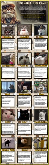 cat god&#039;s favor