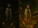 make image darker with more shadows and photorealistic detail.