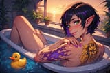bathtub time