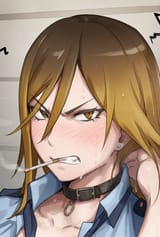 Makiko Date Pissed Off Smoking a Cig