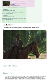 Puckee trying to pass his commission as a fill on the draw thread