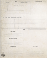 Charecter Sheet TOW RPG page 2