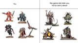 you vs the game she tells you not to worry about