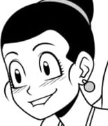 excited blushing