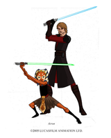 Anakin &amp; Ahsoka Concept, Lucasfilm (2005)