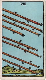 eight of wands