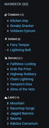 rakdos madness
