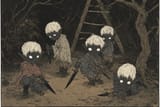 Drow parents encourage their kids to play with knives