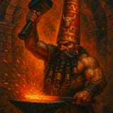 20250620_2204_Chaos Dwarf Blacksmith_simple_compose_01jy7ezz96fv99ghcnmr9v7sx6