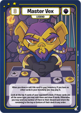 Neopets Battledome_Champions of Meridell_F2, 9, 12 Master Vex Legend COM-175 R211