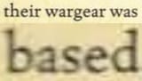 based wargear