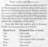 learning rituals