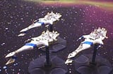 BFG Space Fleet Ships that eventually became the Abyss Class Super Battleship in HH