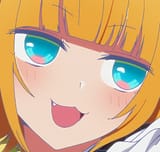 smug catty anime girl