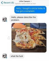 They paid for a pizza