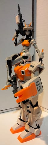 orange mecha friends