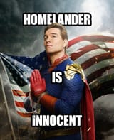homelander is innocent