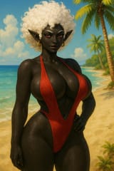 20250426_1604_Drow on Tropical Beach_simple_compose_01jssv41qzftztedberz9x4tbd