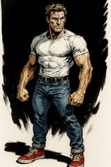 20250711_1407_Rugged Comic Hero_simple_compose_01jzwp190nfd0thtkp9zdq6f45
