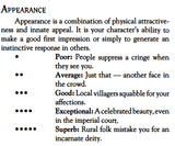 Appearance
