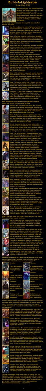 Build a Lightsaber