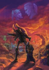 Eldar wraithguard and seer