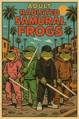 20250713_2046_Retro Frogs in LA Slums_simple_compose_01k0369vcre23va45b0zph998a