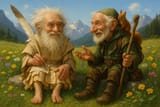 20250715_0757_Gnome Scholars in Meadow_simple_compose_01k06ag9sxf3kak63wchvq3pv8
