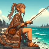 fishing girl 2
