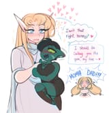 Raikissu - Goblin Mom + Elf Dad