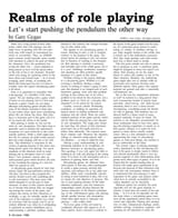Gygax on roll vs roleplaying - 1985