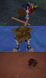 Sora kneel