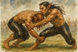 20250716_2238_Elf Oil Wrestling_simple_compose_01k0af7y2aer3v1ws9f2tzq29g