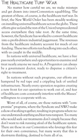 Healthcare Turf War