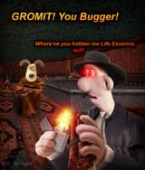 gromit in blood