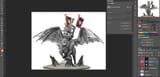 chorf photoshop layers bull