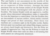 Exodite Vs Knights