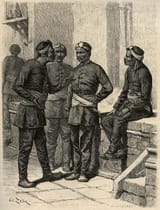 Nepali_soldiers_Le_Bon_1885