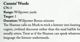 Cunnin&#039; Words