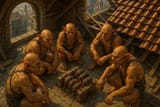 20250720_2235_Goblin Roofers&#039; Break_simple_compose_01k0mrnyywewntdxzdctgwmjef
