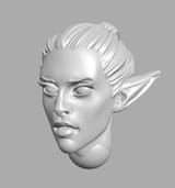 2025-07-21 12_42_44-Papa’s Best STL Viewer – 28mm_Female_Forest_Guard_Head_B.stl
