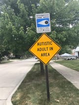 sign autistic ADULT