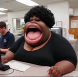 A black woman is speaking