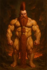20250721_1909_Volcanic Dwarf Slayer_simple_compose_01k0pz6rg7er98tfdz1gxkr334