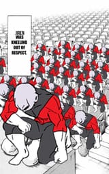 jiren kneeling