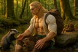 20250724_0013_Elf Hiker&#039;s Forest Companions_simple_compose_01k0wnge07fezrzj4cbwdhz9kr