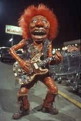 Electric Mayhem live and in parking lot
