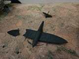 crashed spitfire