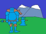 knight doodle